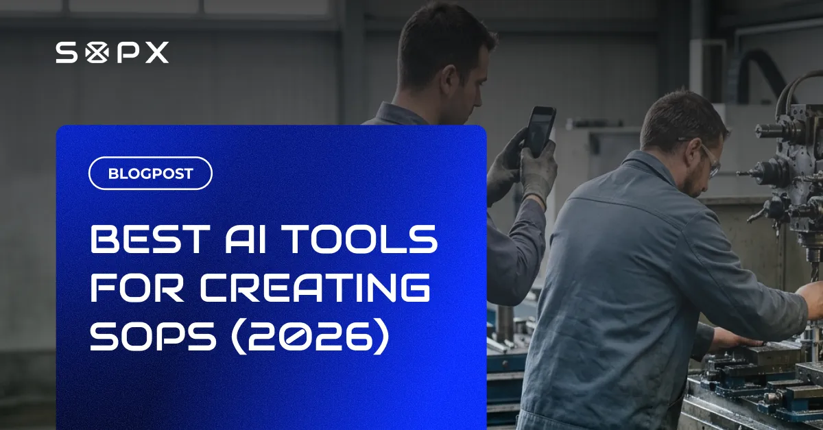 Operations team using AI SOP software to turn a process video into a structured procedure.