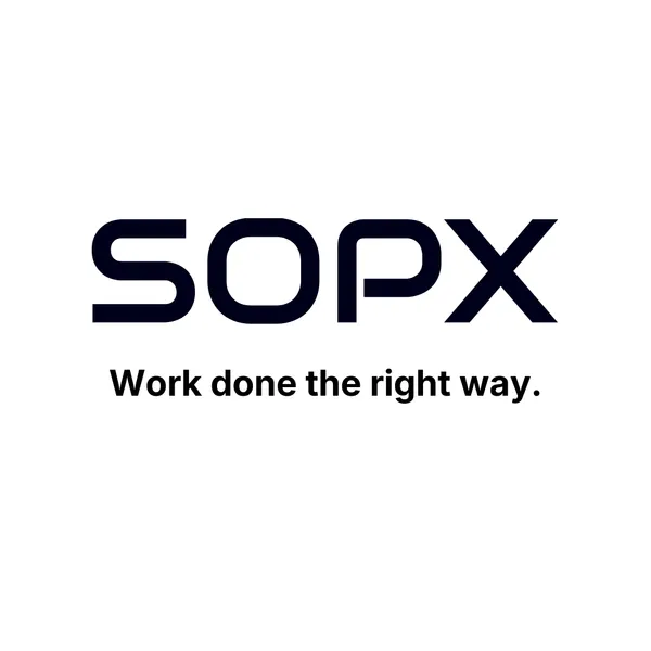 Writing SOP on a piece of paper.