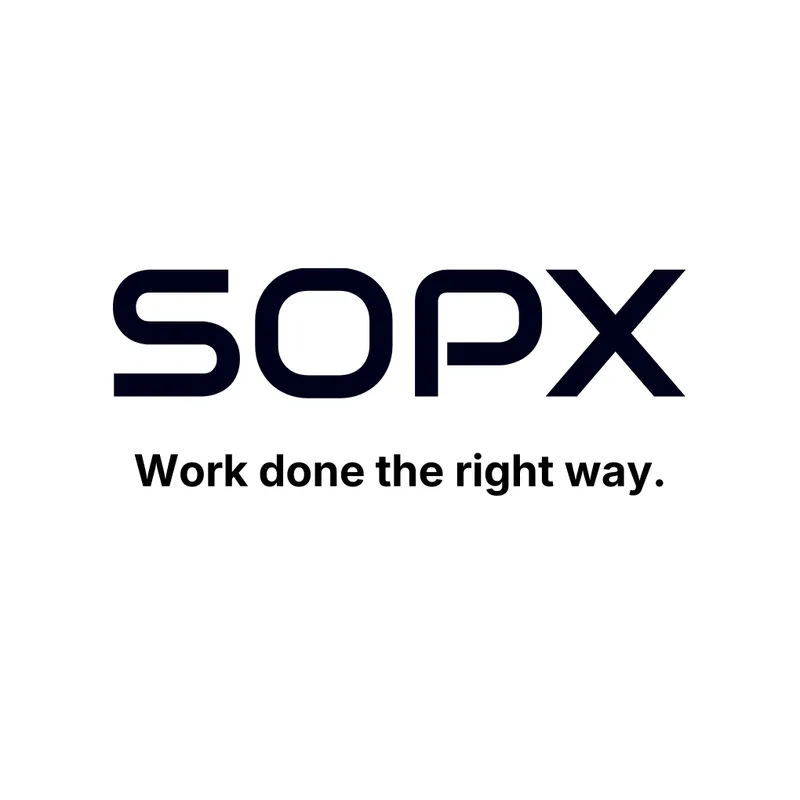 Writing SOP on a piece of paper.