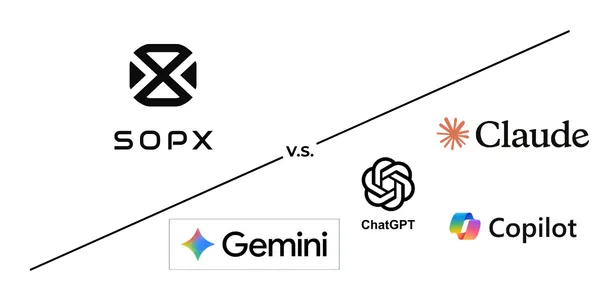 Operations manager comparing AI-generated work instructions on a tablet
